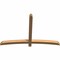 Ekena Millwork Bellingham Timber Gable Bracket, Western Red Cedar, 72"W x 48"H x 3 1/2"D x 3 1/2"F, 16/12 Pitch GBW072X48X0404BEL00SWR - alternate 5